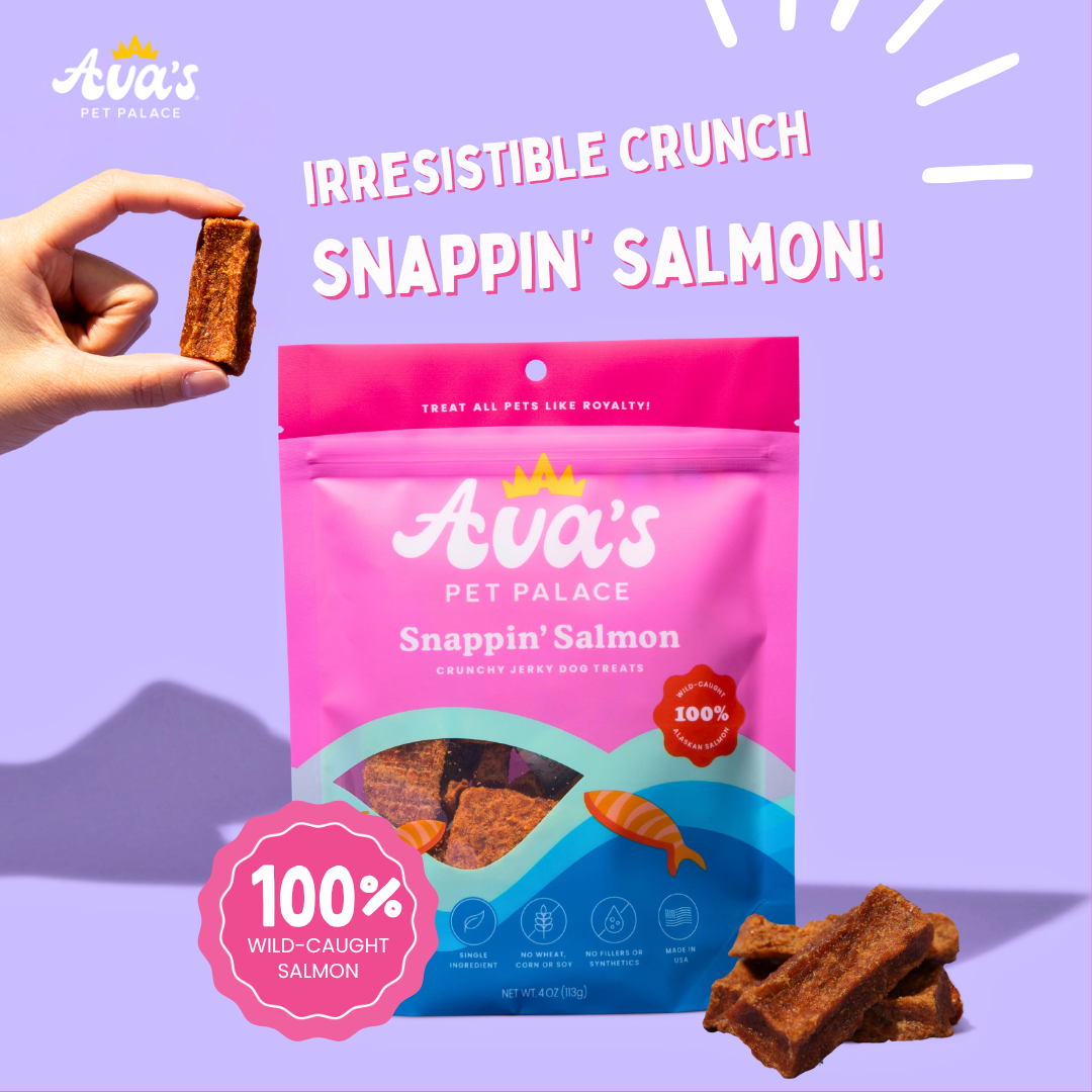 Crunchy Jerky Dog Treats - Snappin' Salmon - image 5