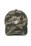 Dog Mom Camo Baseball Cap – Olive