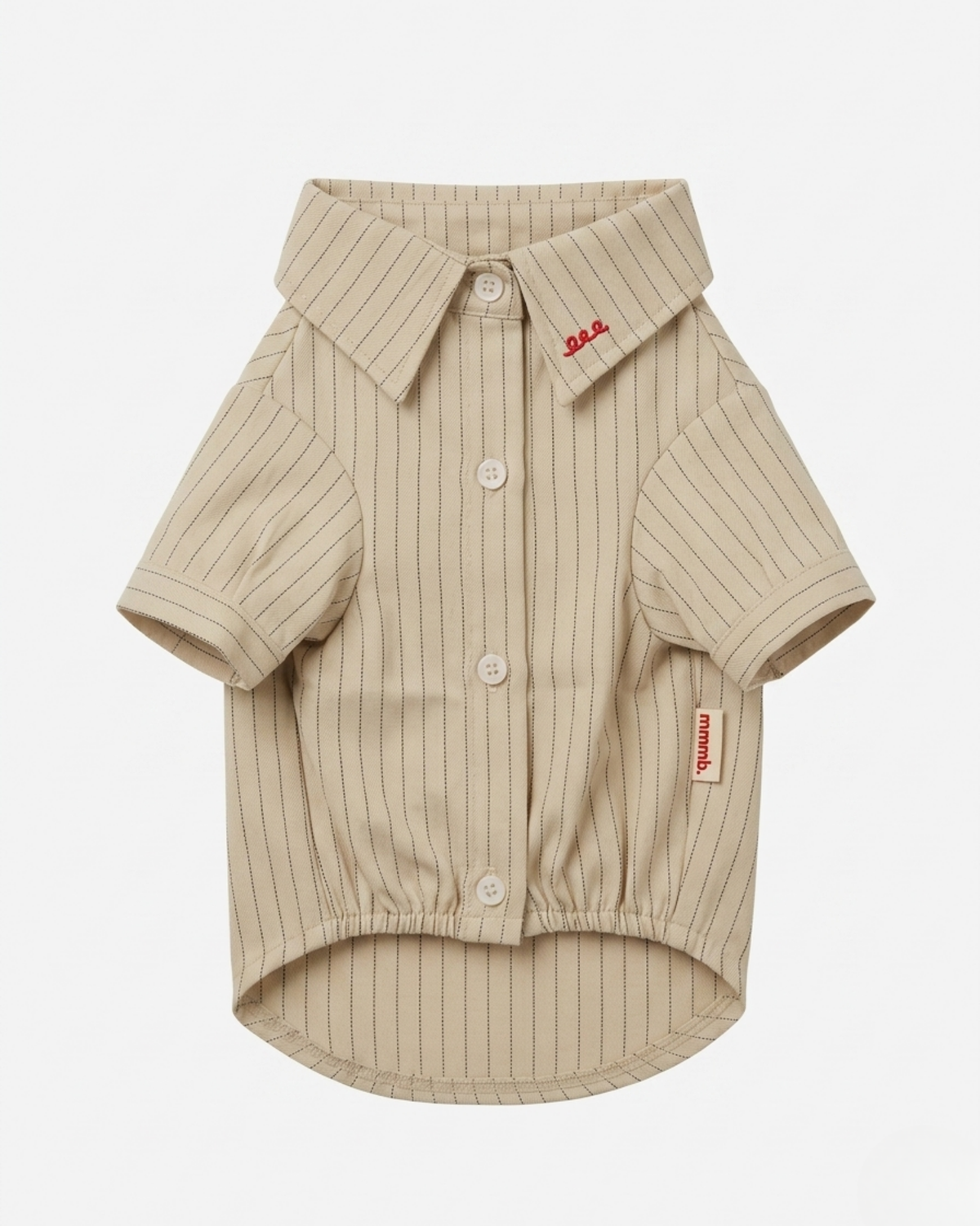 MMNB Maddox cream shirt for dogs