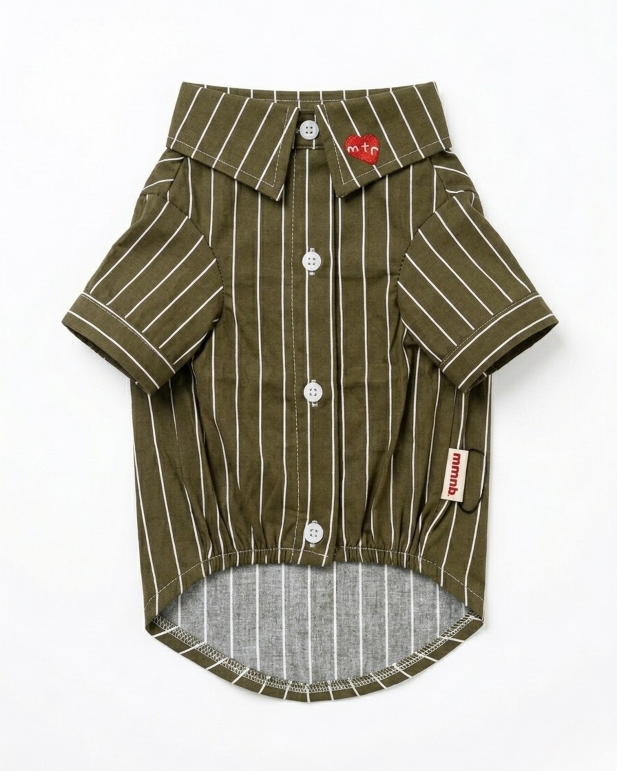 MMNB Todd olive shirt for dogs