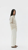MMNB Maddox cream shirt for women
